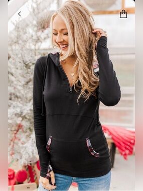 Quarter zip hoodie by Pulse Boutique